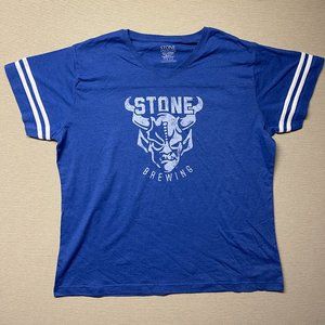 Stone Brewing LADIES Tee Baseball --NEW